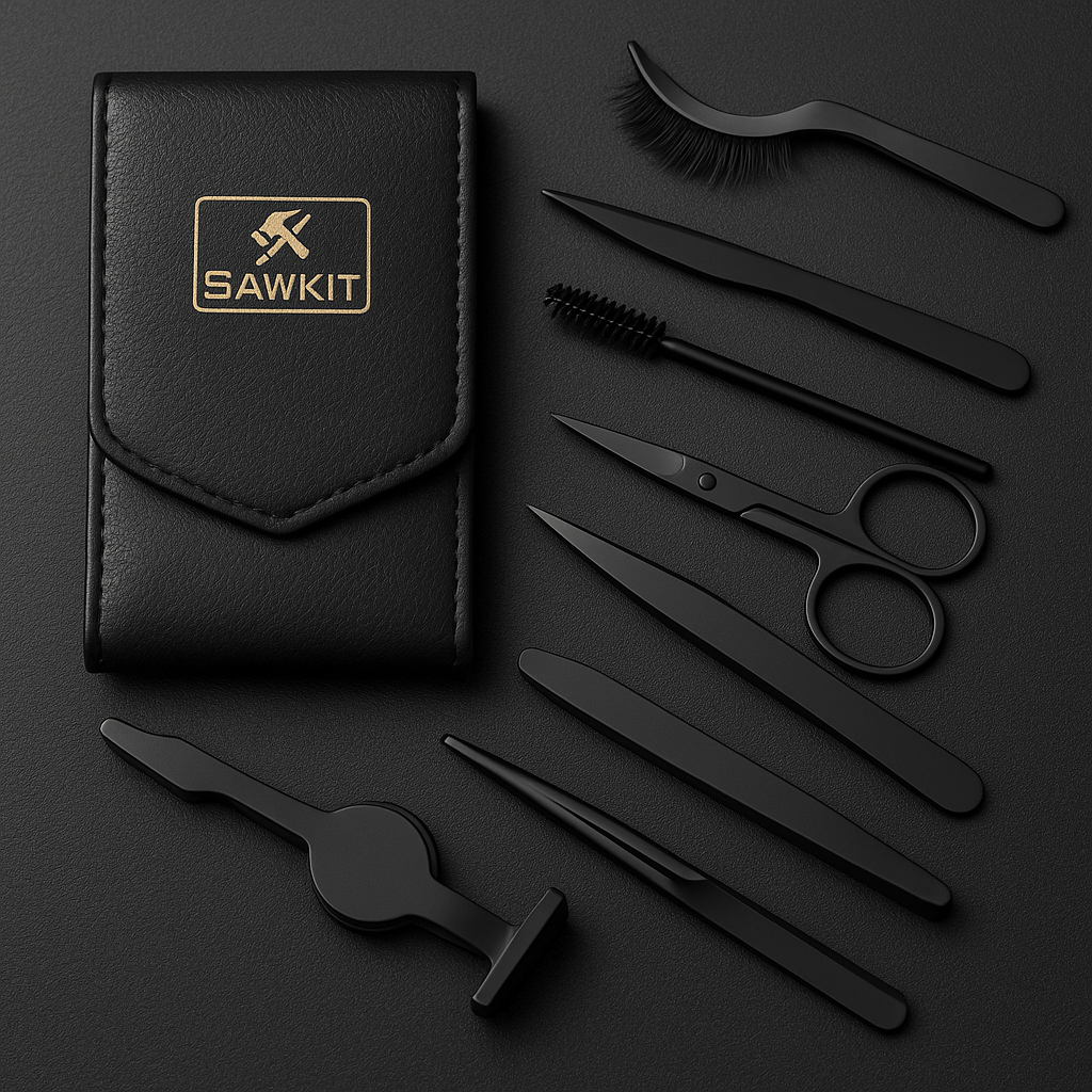 "5-in-1 Professional Eyelash Tool Kit – Lash Perfection Made Easy"