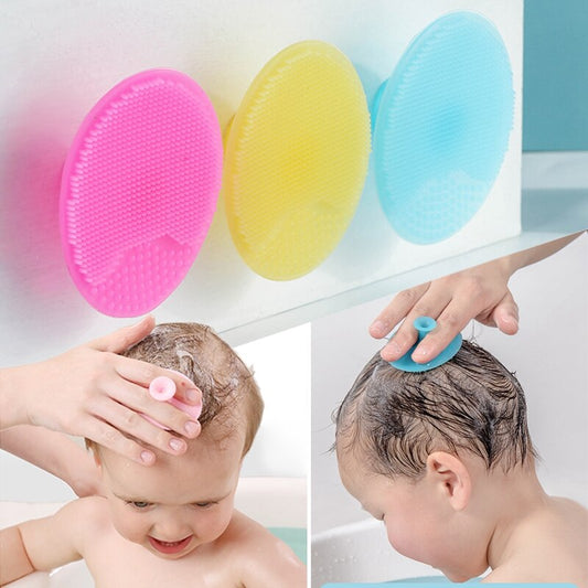 Soft Baby Bath Massage Brush  - Silicone