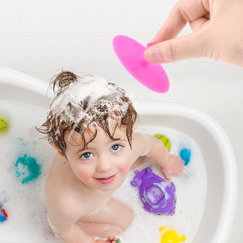 Soft Baby Bath Massage Brush  - Silicone