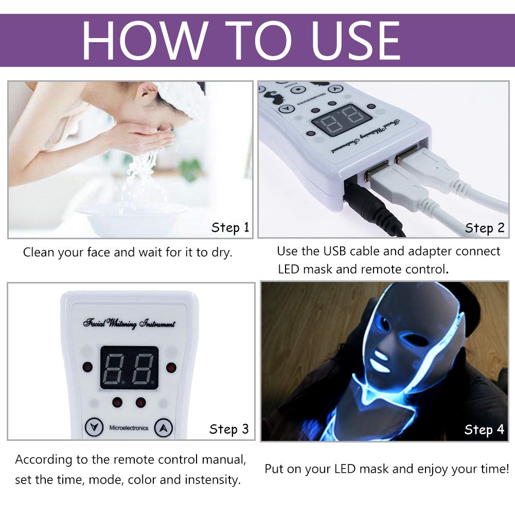 LED Facial Mask - Rejuvenate Your Skin