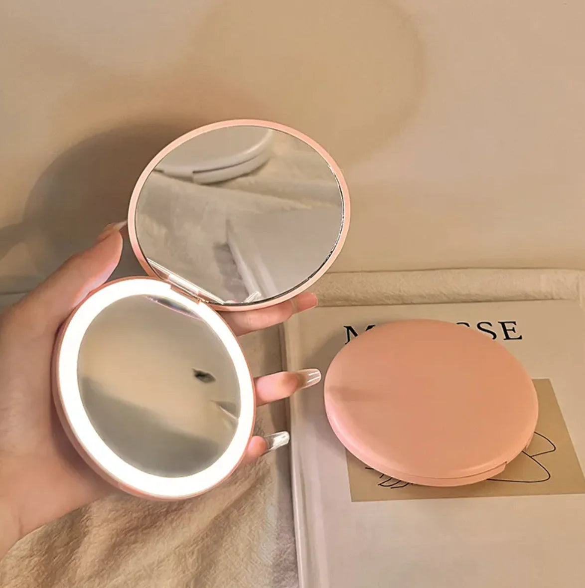 LED Makeup Box with Mirror