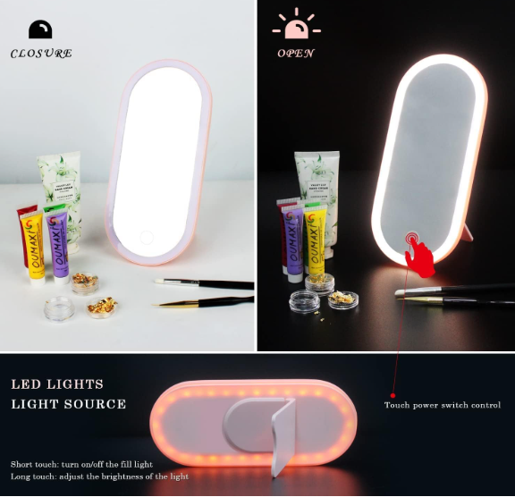 LED Makeup box & Jewelry Case (With Carry-Handle)