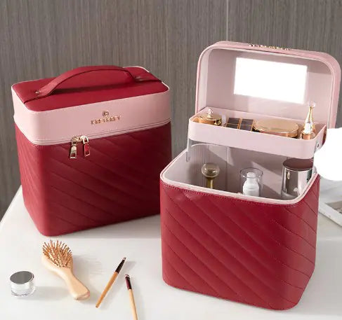 stylish Fashionable Portable Makeup Bag / makeup Storage Box