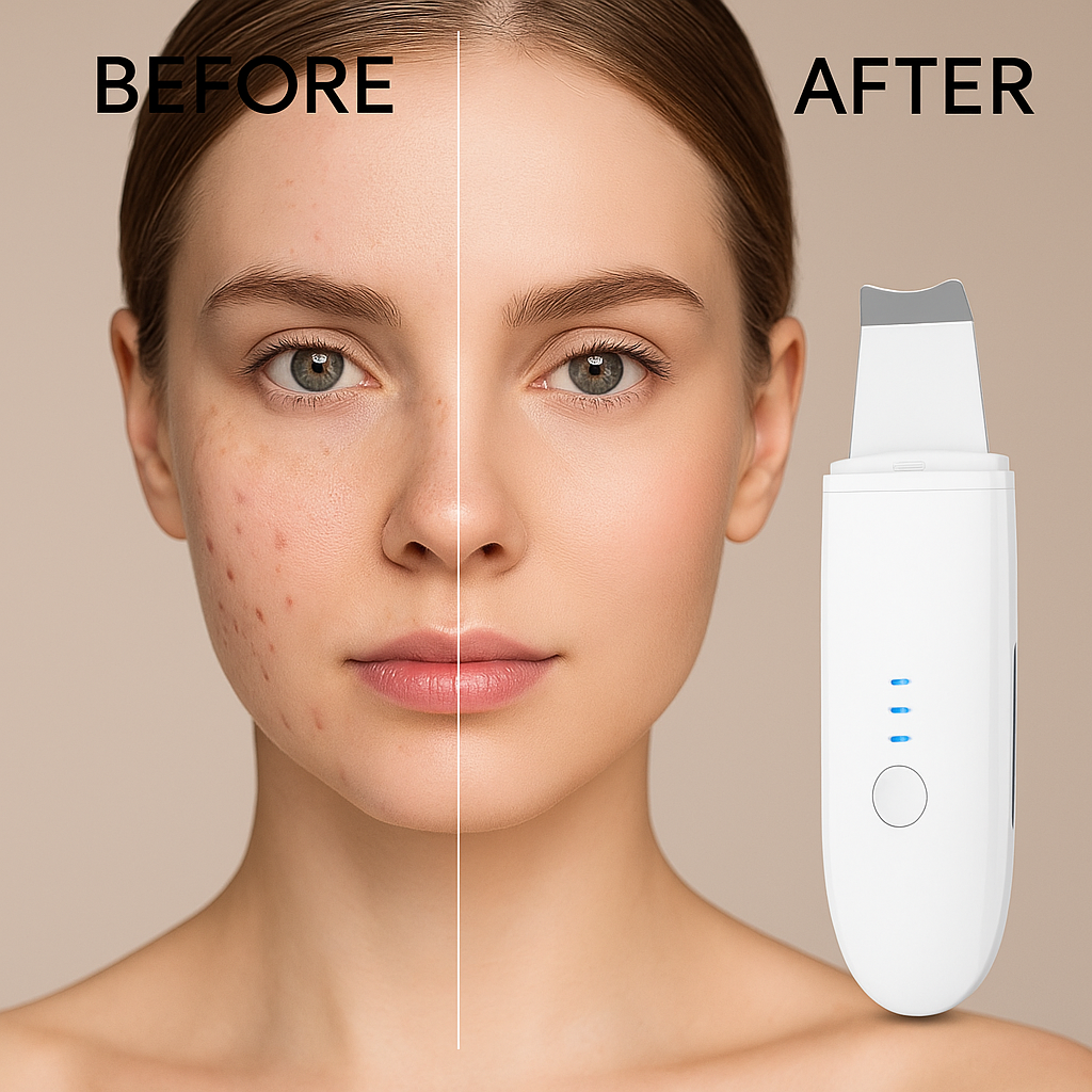 Ultrasonic Face Spatula Skin Scrubber – Wireless