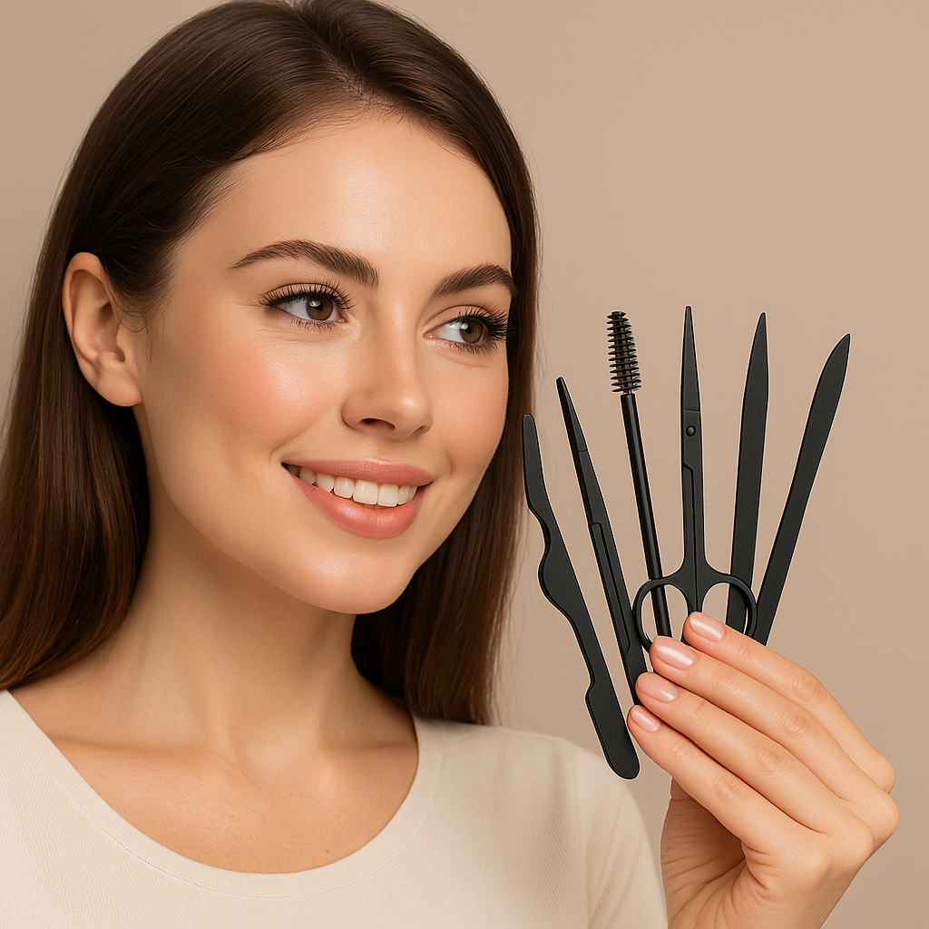 "5-in-1 Professional Eyelash Tool Kit – Lash Perfection Made Easy"
