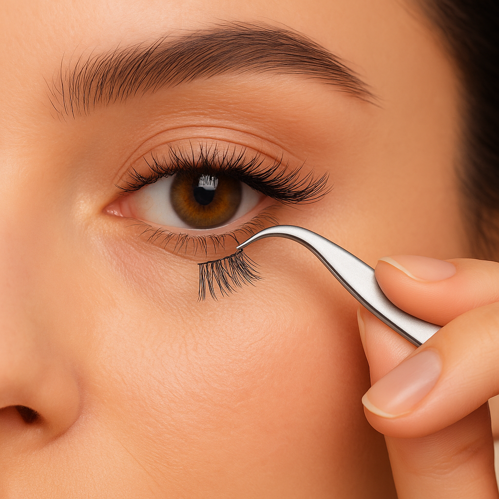 ALICE Natural Lash Clusters Kit Wispy Cat Eye Lash Extension Kit 3D C Curl Eyelash Clusters Kit Left & Right DIY Eyelash Extension kit with Individual Lashes Bond and seal Lash Applicator