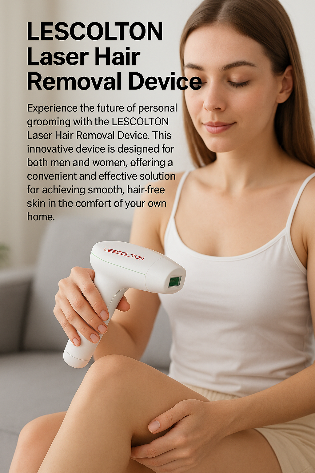 Lescolton Laser Hair Removal Device for Home Use