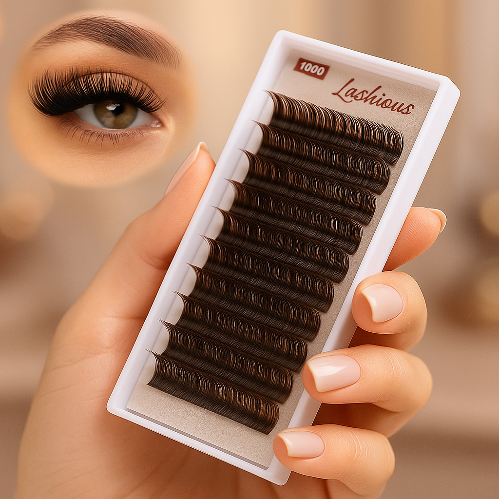 Focipeysa Thick Lash Clusters Fluffy Eyelash Clusters 100D Brown Lash Extensions Volume Individual Eyelash Extensions 14-20mm Clusters Eyelashes Brown Clusters Lashes D Curl DIY Lash Pack