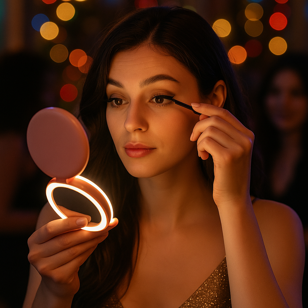 LED Makeup Box with Mirror