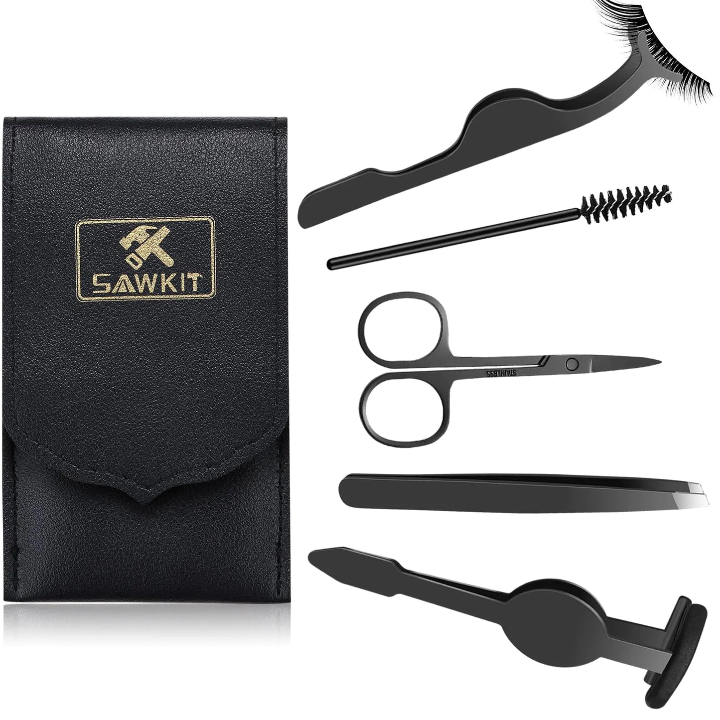 "5-in-1 Professional Eyelash Tool Kit – Lash Perfection Made Easy"