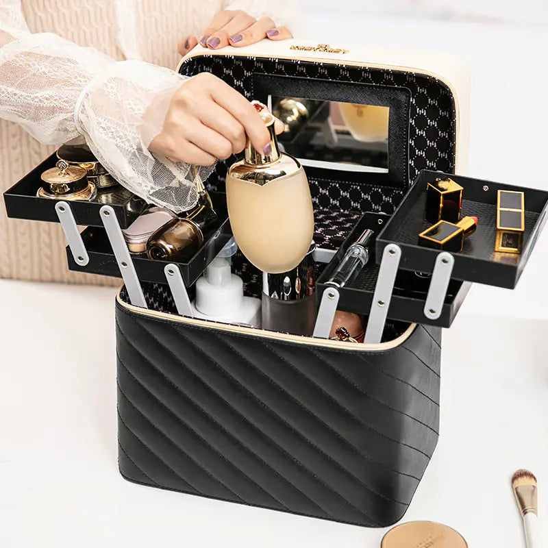 stylish Fashionable Portable Makeup Bag / makeup Storage Box