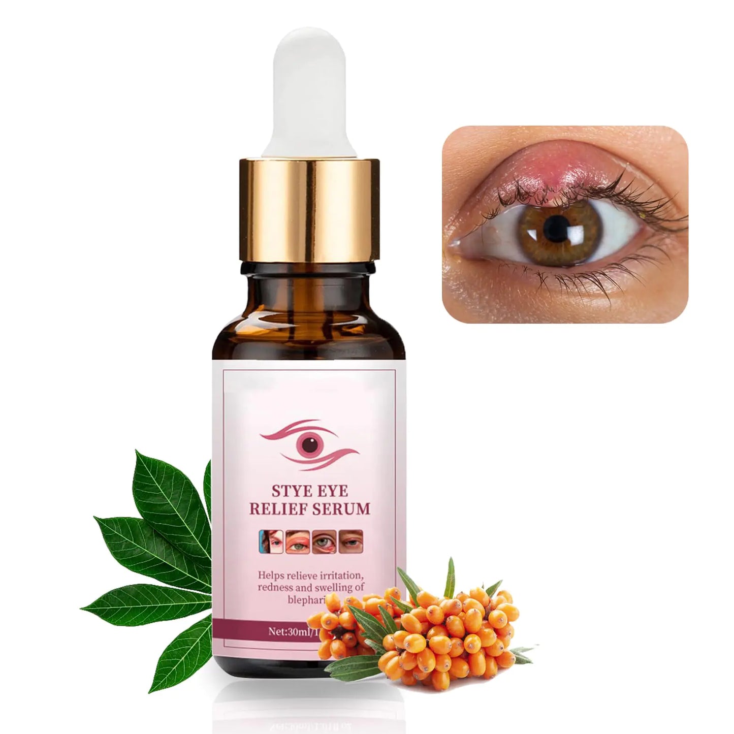 Stye Eye TreatmentChalazion RemoverStye Eye Relief Serum for Styes Chalazion and Blepharitis Treatment Fast ReliefMild Lash and Eye Cleanser