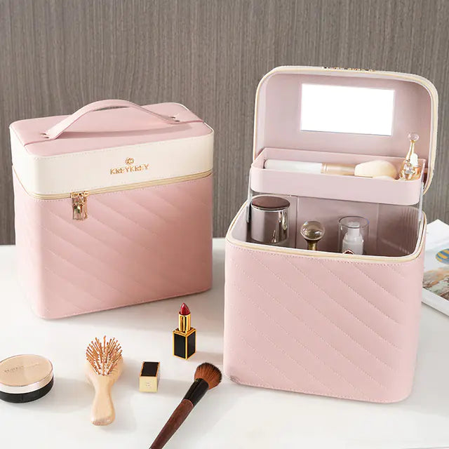 stylish Fashionable Portable Makeup Bag / makeup Storage Box